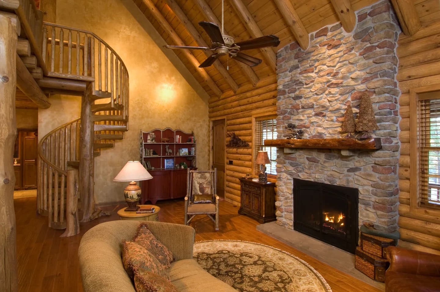 The remodeled great room at Culebra Mountain Ranch, a whole-home Stauffer & Sons remodel